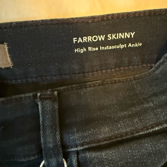 DL1961 Farrow Skinny High Rise Jeans in Deep Indigo NWT - Picture 4 of 11